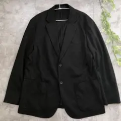 美品　UNIQLO ユニクロ コンフォート2Bジャケット XL ブラック
