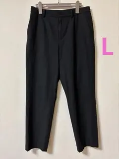 ユニクロ　スマートアンクルパンツ　ブラック　L