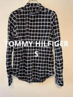 TOMMY トミーヒルフィガー BDシャツ ネイビー ホワイト チェック
