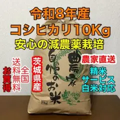 新米コシヒカリ10kg茨城県産◉精米サービス(白米)