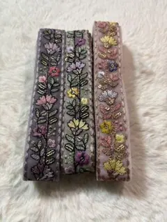 インド刺繍リボン✳︎大特価価格✳︎2m×3本セット