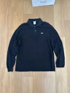 Lacoste ブラック 長袖ポロシャツ