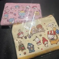 新品未開封 セブンイレブン限定 サンリオ キャラクターズ ポーチ 2種2個セット