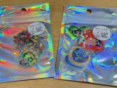 パワパフセット オーロラホログラムクリアシール　パワーパフガールズフレークシール