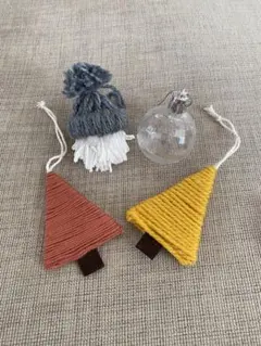 ハンドメイド クリスマスオーナメント