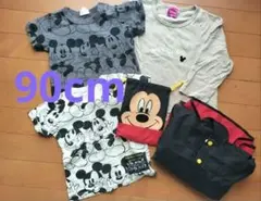 BREEZE ミッキーマウス 子供服　Tシャツ ポンチョ　4点　まとめ売