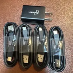 新品未使用タイプC 4本　電源アダプタ付き