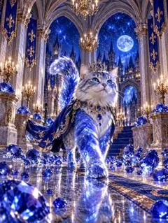 猫 デジタルアート 写真L版 1枚サンプル132