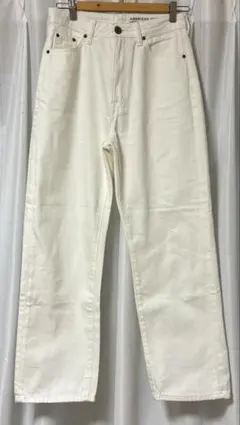 AMERICAN HOLIC ルーズストレートホワイトデニム　M