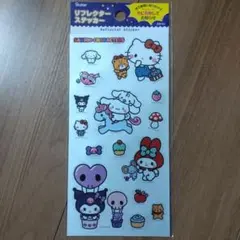 新品☆サンリオキャラクターズ☆スケーター リフレクターステッカー☆反射シール