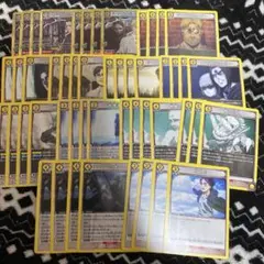 ゆ*く様 ユニオンアリーナ　進撃の巨人　黄　デッキ　地鳴らし　エレン　ジーク