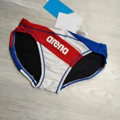 arena 競パンSサイズ ホワイト/ブルー 新品　未使用品 2025年最新】競パン 白の人気アイテム - メルカリ