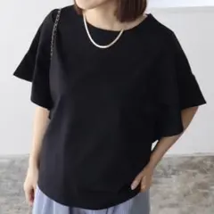 ピエロ フレアスリーブTシャツ 接触冷感 Mのサムネイル