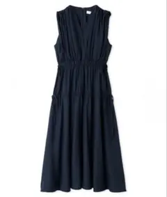 セルフォード　リボンノースリーブワンピース