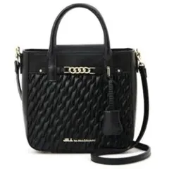 【美品】JILL by JILL STUART パフィートート　2way 黒