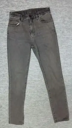 ユニクロ　S　グレー　EZYジーンズ　デニム