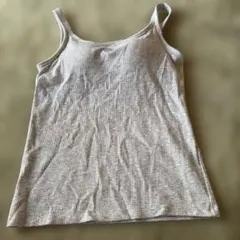 UNIQLOグレー ブラタンクトップ　Mサイズ