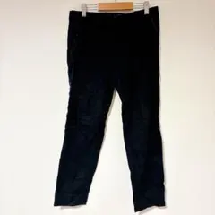ギャップ◆スリムクロップドパンツ　黒　Ｌ　美脚　ストレッチ　カジュアル ラフ