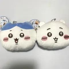 【タグ付】ちいかわ ぬいぐるみパスケースポーチ ちいかわ ハチワレ 新品未使用