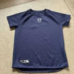 Under Armour YLG ネイビー アンダーシャツ