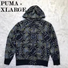 PUMA XLARGE リバーシブル ウーブンジャケット カモフラ&スカーフ柄