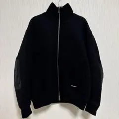 Armani Exchange ブラック ジップアップジャケット