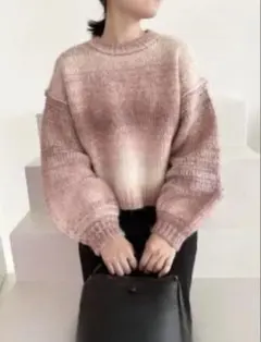 LOWRYSFARM グラデーションニット