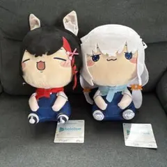 ホロライブプロダクション もちぴこBIGぬいぐるみ 猫又おかゆ 戌神ころ