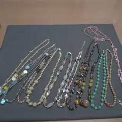 天然石ネックレス12点セット パワーストーン
