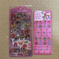 パワーパフガールズ 2枚 カミオジャパン ドロップジェリーシール 新品未使用