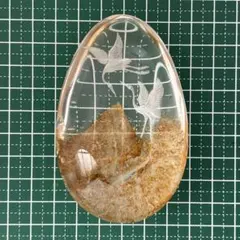 ✳糸魚川翡翠青緑色入りコン沢 吉祥文様*雪輪入り 極上のコレクション
