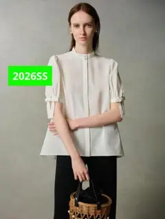 【2026SS 35%OFF】AVENIRETOILEリボンパフスリーブブラウスのサムネイル
