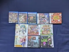 ニンテンドーDs 3DS PsVita ソフト 11 セット