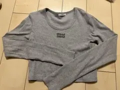 MURUA グレー 長袖Tシャツ