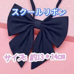 学生服 リボンタイ　制服　スクールリボン 卒業式　学校行事　コスプレ 紺色