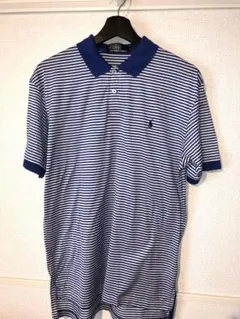 Polo by Ralph Lauren Mサイズ ストライプ 半袖ポロシャツ