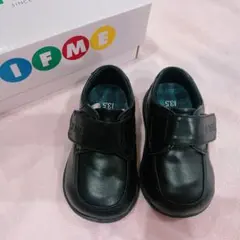 【IFME】黒 フォーマルシューズ 13.5cm