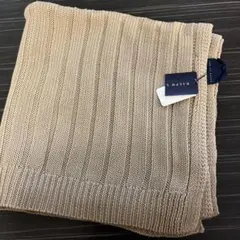 【新品】サンプル品　ラルフローレン　綿ブランケット　大判　ベージュ