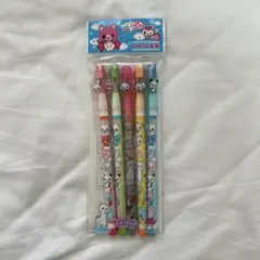 希少激レア平成レトロ カラフル動物キャラクター ロケットペンシル 5本セット