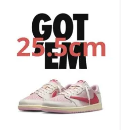 トラヴィススコット　ピンク　travisscott 25.5cmのサムネイル