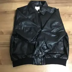 JaVa. ブラックレザーアウター