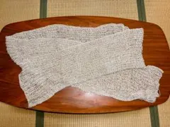 ☆まとめ買い対応☆　スキー毛糸　ゆうさり使用　ストール　ハンドメイド　春夏毛糸