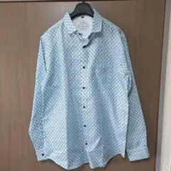 SILVERLEAF 幾何学模様 長袖シャツ XLのサムネイル
