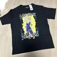 ドラゴンボールZ　Tシャツ　超サイア人　悟飯　ブラック　LL