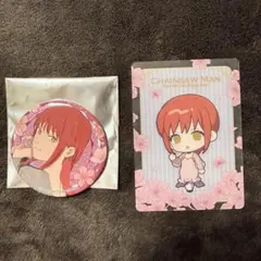 チェンソーマン プリンスホテル グリッター缶バッジ 特典　マキマ