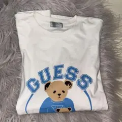 GUESS JEANS ベア プリント Tシャツ ホワイトのサムネイル