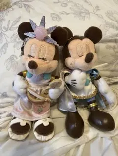 ディズニーシー 24周年 ミッキーミニー ぬいぐるみバッジ