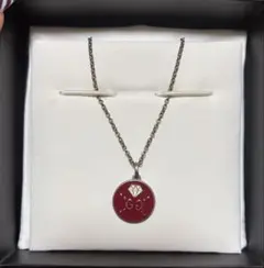 GUCCI ペンダント　ネックレス　ゴースト　レッド エナメル