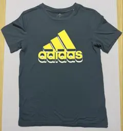 adidas 蛍光イエロー Tシャツ J152 - メルカリ