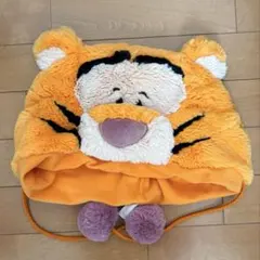 ティガー 耳付きフリースフード
